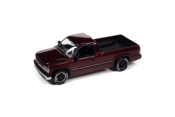 JOHNNY LIGHTNING 1/64 2002 シェビー シルバラード ダークレッド  [No.JLSP281B]