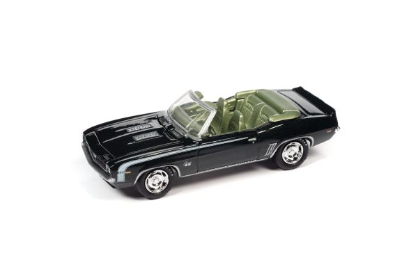 JOHNNY LIGHTNING 1/64scale 1969 Chevy Camaro RS/SS Fathom Green/White  [No.JLSP335A]