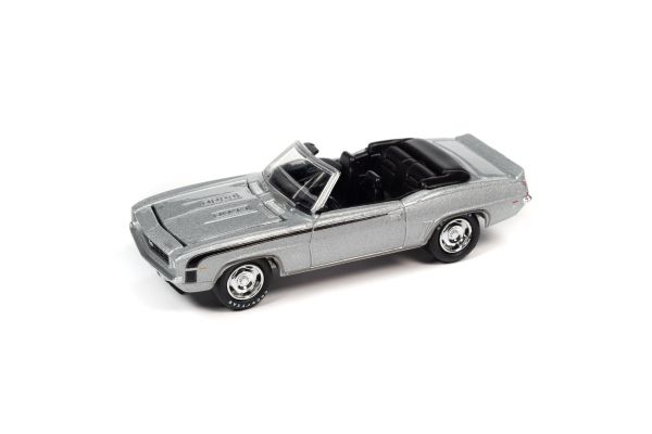 JOHNNY LIGHTNING 1/64scale 1969 Chevy Camaro RS/SS Cortez Silver/Black  [No.JLSP335B]