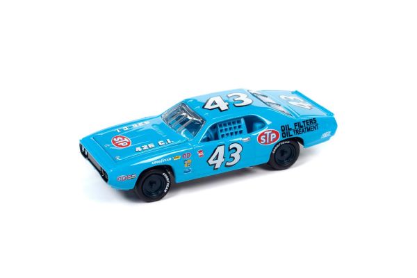 JOHNNY LIGHTNING 1/64 1972 プリムス ロードランナー リチャード･ペティ ペティブルー  [No.JLSP347]