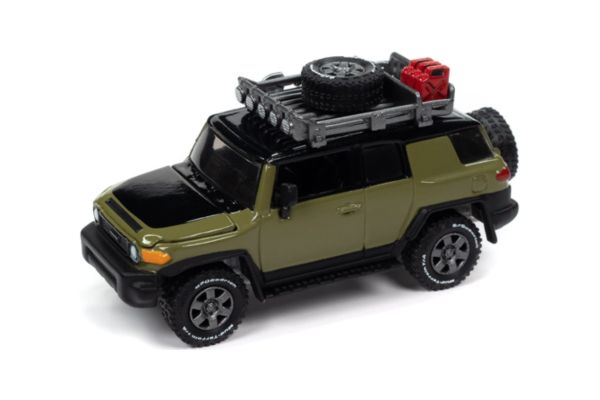 JOHNNY LIGHTNING 1/64scale 2007 Toyota FJ Cruiser Green/Black  [No.JLSP361A]