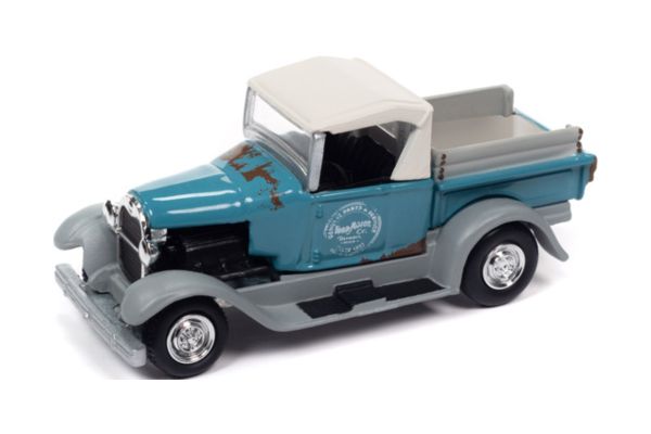 JOHNNY LIGHTNING 1/64scale 1929 Ford Model A Aqua/Grey  [No.JLSP364B]