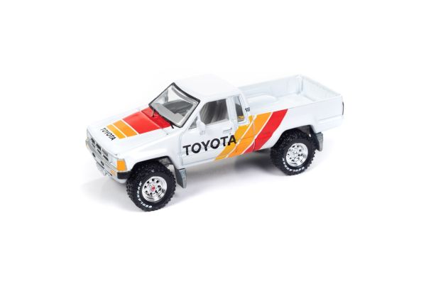 JOHNNY LIGHTNING 1/64scale 1985 Toyota SR5 Pickup Gloss White/Graphics  [No.JLSP367]