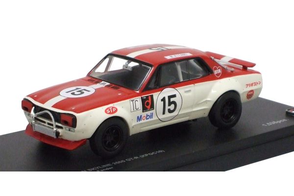 KYOSHO 1/43scale Nissan Skyline 2000GT-R RACING No.15 (KPGC10) Red [No.K03028C]