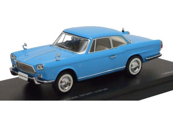 販売終了: KYOSHO 1/43 Prince Skyline Coupe Blue [No.K03231BL]