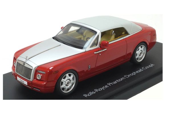 KYOSHO 1/43scale Rolls-Royce Phantom Drophead Coupe Ensign Red [No.K05532ER]