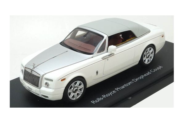 KYOSHO 1/43scale Rolls-Royce Phantom Drophead Coupe English White [No.K05532EW]