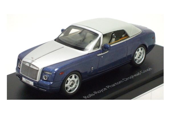 KYOSHO 1/43scale Rolls-Royce Phantom Drophead Coupe Metropolitan Blue [No.K05532MB]