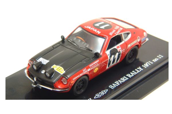 Kyosho 1 64scale Nissan Datsun 240z 71 Safari Rally No 11 Red No 11 No Ka Kyosho Minicar