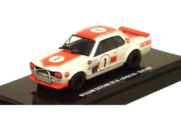 KYOSHO 1/64scale Nissan SkylineGT-R (KPGC10) Racing No.1 Red [No.K06022F]