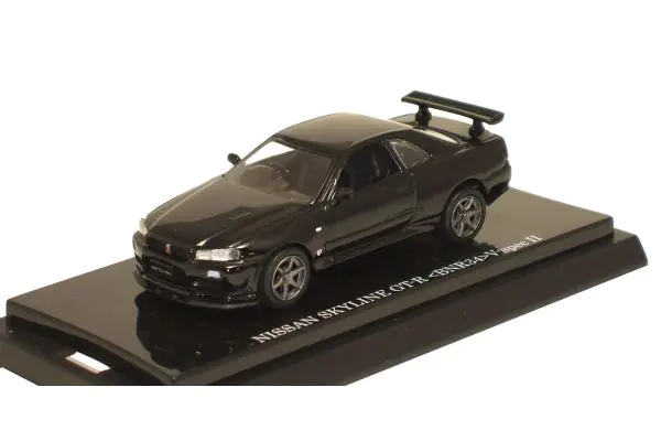 京商 ミニカー | 販売終了: KYOSHO 1/64 Skyline GTR (34) V-spec II