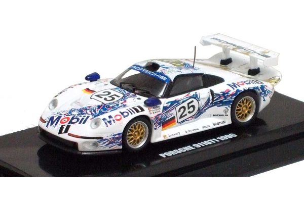 ミニカー Kyosho 1:64 Porsche 911 GT1 1996 京商 ミニカー | 販売終了: KYOSHO 1/64 Porsche 911 GT1 1996 (No.25