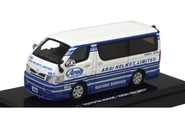 中古品＞京商 1⁄64 トヨタ ハイエース シルバー ※箱なし 京商 1/