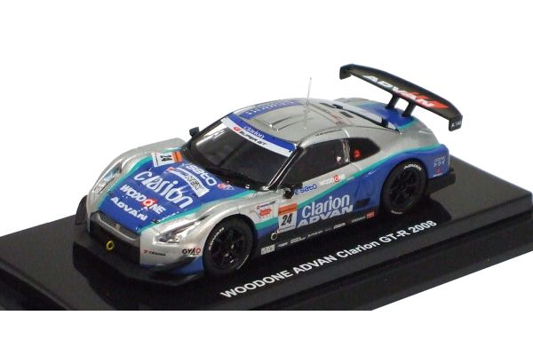 KYOSHO 1/64scale WOODONE ADVAN Clarion GT-R 2008  [No.K06671G]