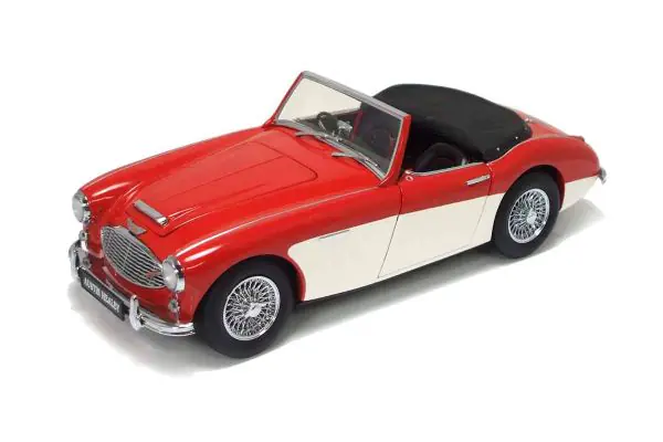 京商 ミニカー | 販売終了: KYOSHO 1/18 Austin Healey 3000 MK-1 Red/White [No.K08141RW]