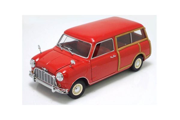 KYOSHO 1/18scale Morris Mini Traveller Red [No.K08195R]