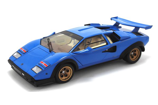 京商 ミニカー | 販売終了: KYOSHO 1/18 LAMBORGHINI COUNTACH LP500S WW BLUE  [No.K08323BLL]