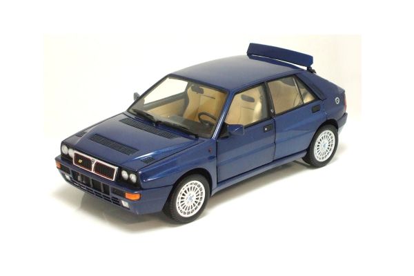 販売終了: KYOSHO 1/18 Lancia Delta HF Integrale Blue /Interior:Beige [No.K08341BL]