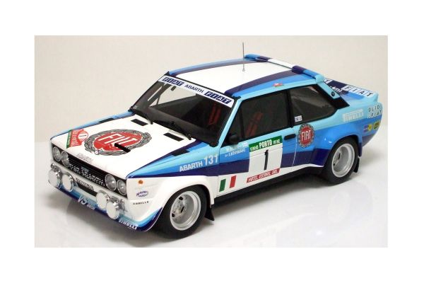 販売終了: KYOSHO  Fiat 131 ABARTH WORKS No1 1981 Portuga Rally Winner  [No.K08373B]