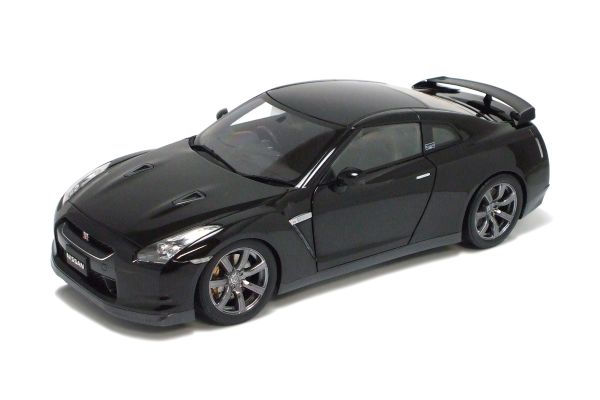 販売終了: KYOSHO 1/18 NISSAN GT-R 2008 Premium Edition Super Black [No.K08473BK]