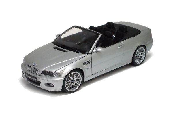 販売終了: KYOSHO 1/18 BMW M3 Cabriolet Silver [No.K08505S]
