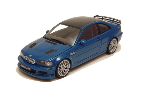 販売終了: KYOSHO 1/18 BMW M3 GTR STREET (E46) Blue [No.K08507BL]