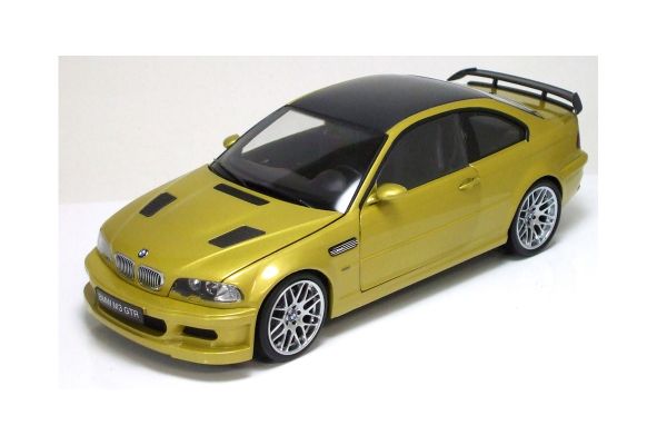 販売終了: KYOSHO 1/18 BMW M3 GTR STREET (E46) Yellow [No.K08507Y]