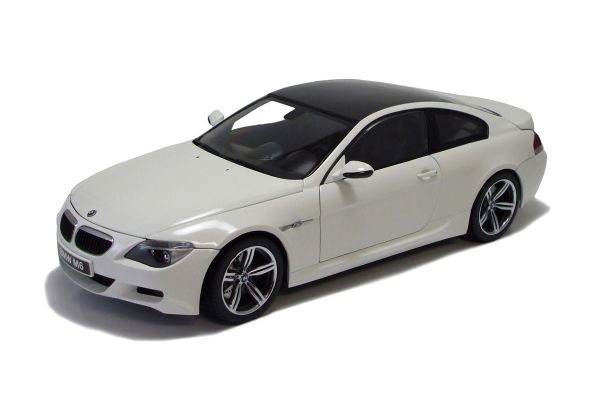 販売終了: KYOSHO 1/18 BMW M6 Coupe Alpine White [No.K08703W]