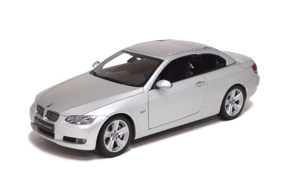 KYOSHO 1/18scale BMW 335i Convertible with Movable Roof Silver [No.K08737S]