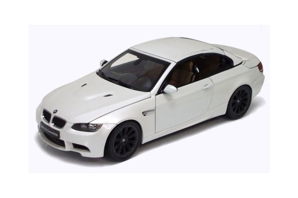 販売終了: KYOSHO 1/18 BMW M3 CONVERTIBLE Movable Roof White [No.K08738W]