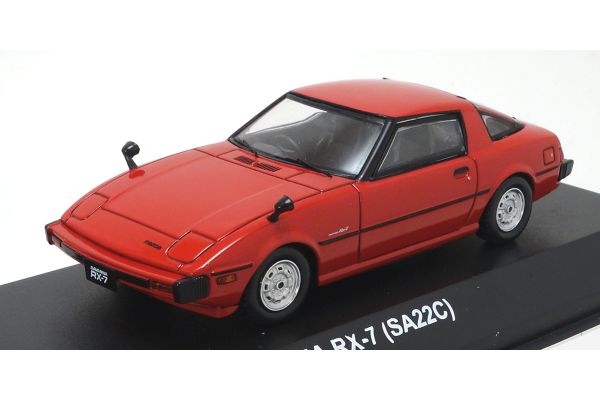 販売終了: KYOSHO 1/43 Mazda Savanna RX-7 (SA22C) Red [No.KS03281R]