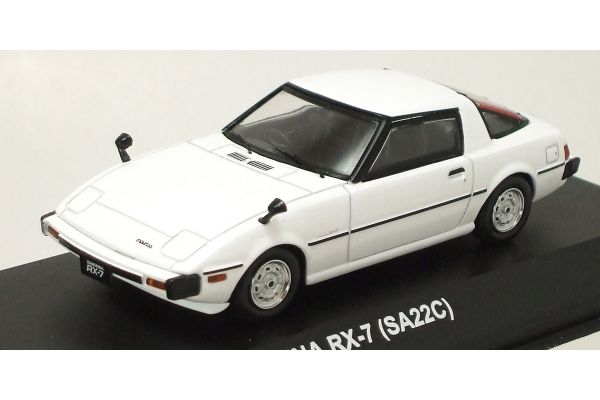 販売終了: KYOSHO 1/43 Mazda Savanna RX-7 (SA22C) White [No.KS03281W]
