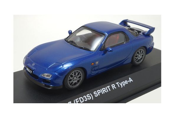 販売終了: KYOSHO 1/43 Mazda RX-7 (FD3S) Spirit R Type-A Innocent Blue [No.KS03703BLM]