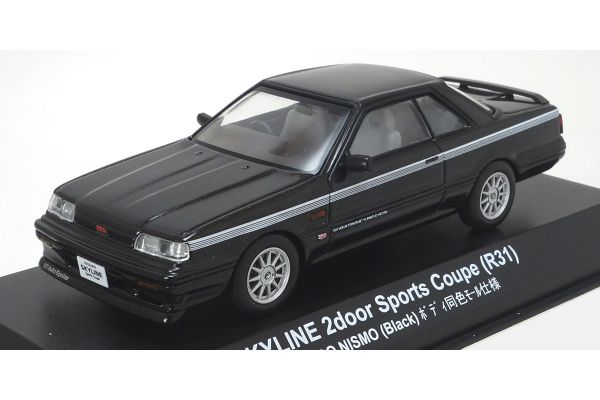 KYOSHO 1/43scale Nissan Skyline 2000 GTS NISMO R31 Black [No.KS03707NBK]