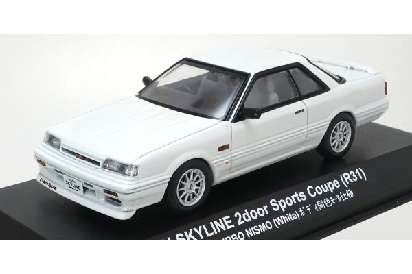 販売終了: KYOSHO 1/43 Nissan Skyline 2000 GTS NISMO R31 White Pearl [No.KS03707NW]
