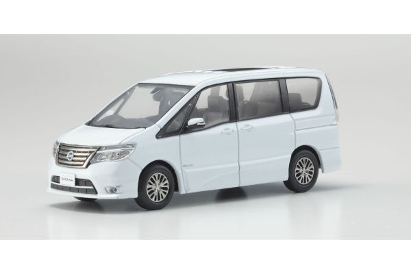 KYOSHO 1/43scale Nissan Serena Highway Star 2014 Blue Moon White Pearl  [No.KS03871BMW]