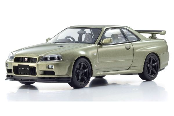 京商オリジナル 1/43 日産 スカイラインGT-R/R34 VスペックⅡ ニュル (ミレニアムジェイド)  [No.KS03936MJ]