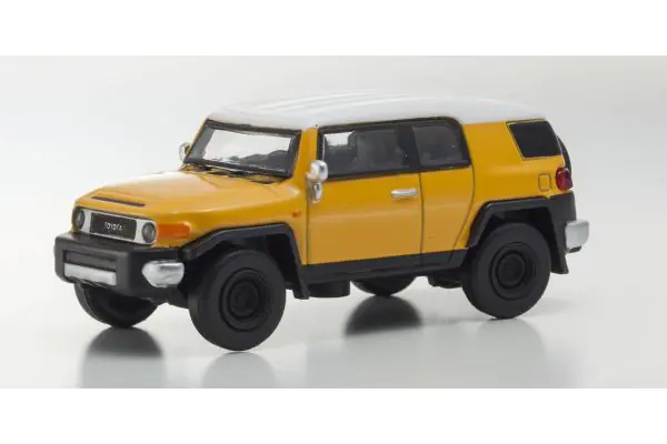 京商 ミニカー | 販売終了: KYOSHO 1/64 Toyota FJ Cruiser Yellow [No