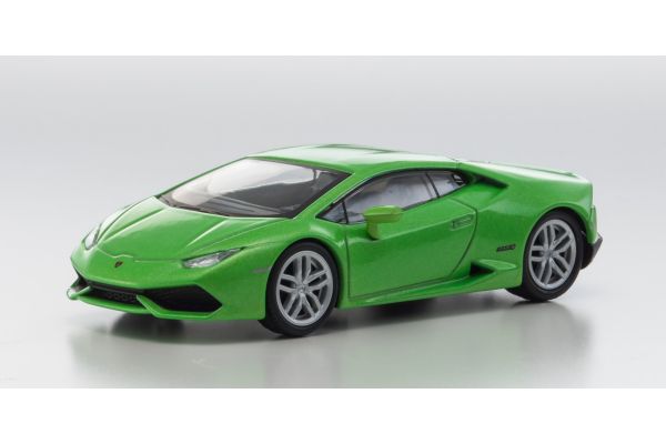 販売終了: KYOSHO 1/64 Lamborghini Huracan LP610-4 Light Green [No.KS07045A15]