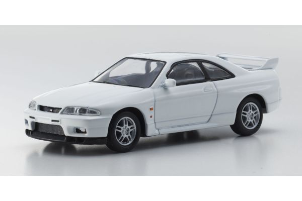 販売終了: KYOSHO 1/64 Nissan Skyline GT-R (BCNR33) White [No.KS07047A5]