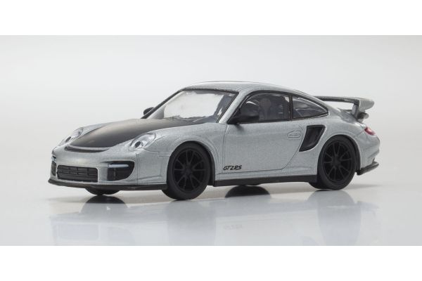 販売終了: KYOSHO 1/64 Porsche 911 GT2 RS Silver [No.KS07048A11]
