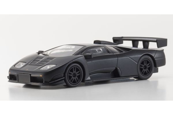 販売終了: KYOSHO 1/64 Lamborghini Diablo Team JLOC Matt Black [No.KS07051A6]