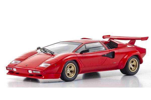 京商オリジナル 1/18 ランボルギーニ カウンタック LP5000 クワトロバルボーレ レッド/ゴールドホイール  [No.KS08320RBKG]