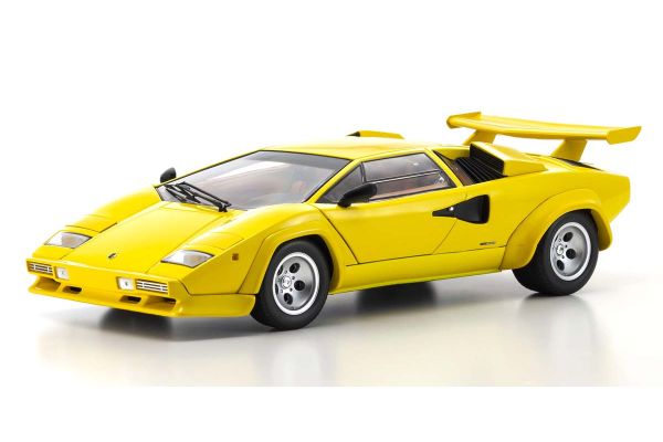 KYOSHO ORIGINAL 1/18scale Lamborghini Countach LP5000 Quattrovalvole (Yellow)  [No.KS08320Y]