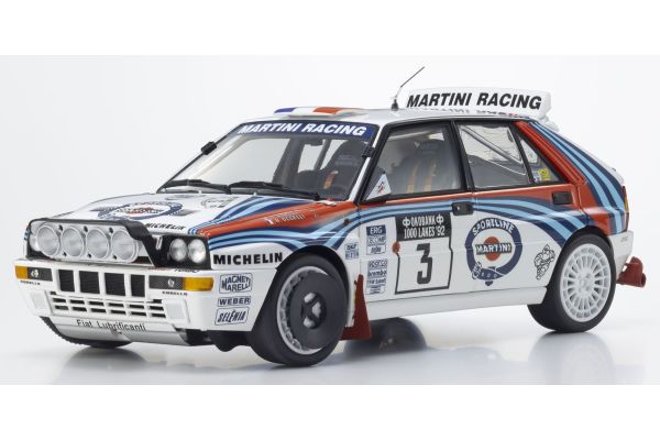 京商オリジナル 1/18 ランチア デルタ インテグラーレ 1992 1000 LAKES #3  [No.KS08348L]