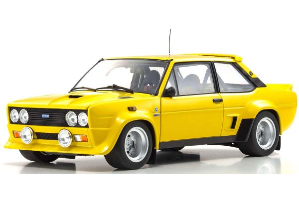 KYOSHO ORIGINAL 1/18scale Fiat 131 Abarth (Yellow)  [No.KS08376Y]