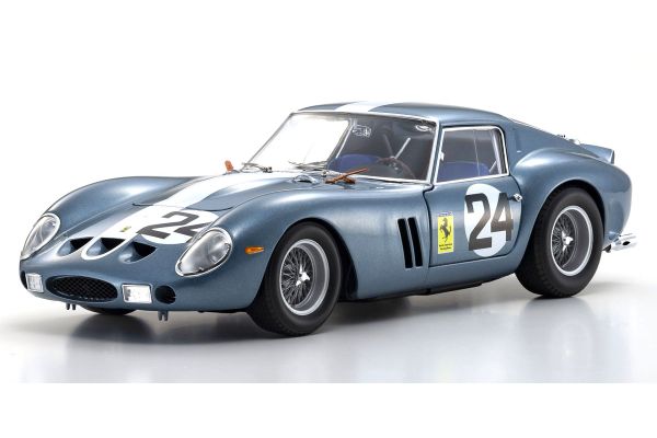 KYOSHO ORIGINAL 1/18scale FERRARI 250GTO 1962 SEBRING #24(BLUE)  [No.KS08438D]