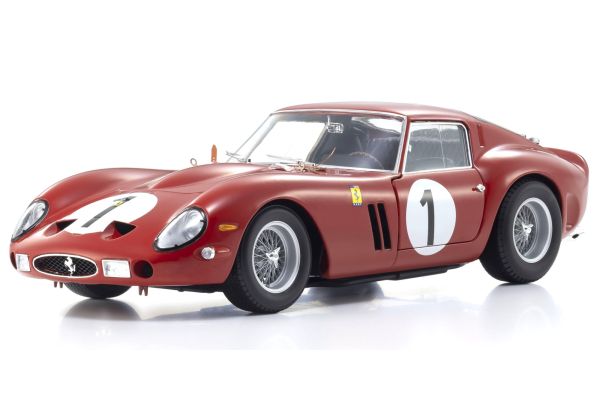 京商オリジナル 1/18 フェラーリ 250GTO パリ1000km モンレリー 3987GT 1962 #24 (レッド)  [No.KS08438G]