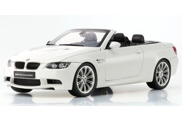 京商オリジナル 1/18 BMW M3 (E93M) コンバーチブル (アルピンホワイト)  [No.KS08738AW]