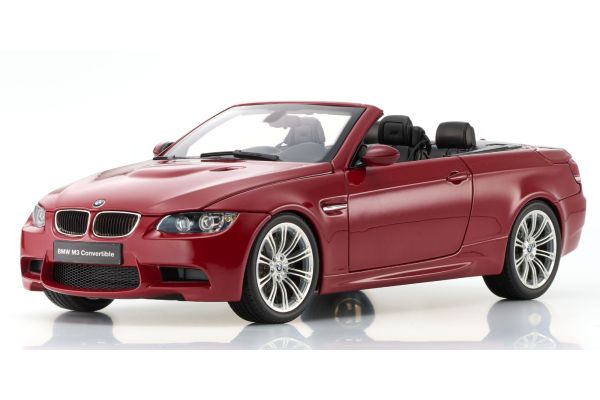 京商オリジナル 1/18 BMW M3 (E93M) コンバーチブル (メルボルンレッド)  [No.KS08738MR]